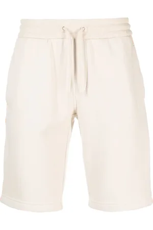 Calvin Klein Logo-stripe drawstring track shorts