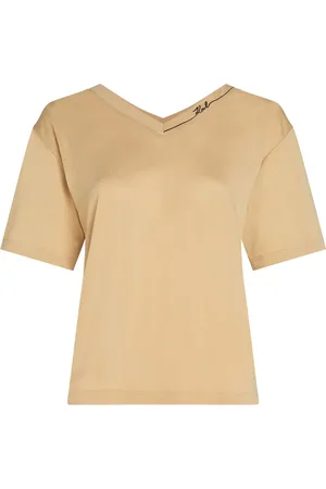 Karl Lagerfeld Signature V-neck T-shirt