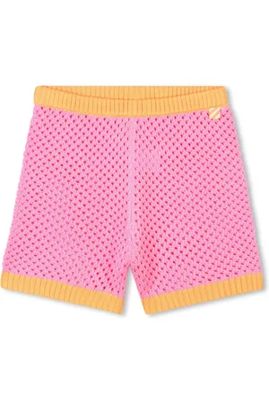 Billieblush Open-knit shorts