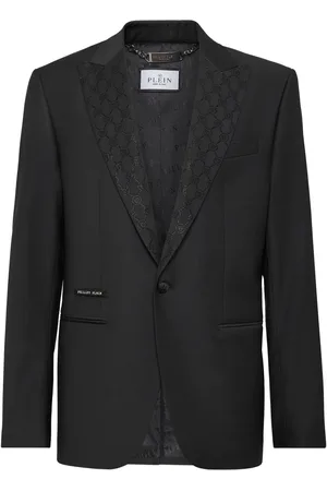Philipp Plein Monogram-pattern blazer