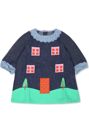 Stella McCartney Appliqué-detailing organic-cotton dress