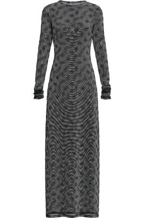 MACCAPANI Tere floral-embroidered dress
