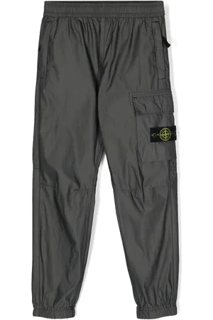 Stone Island Compass-appliqué cargo pants