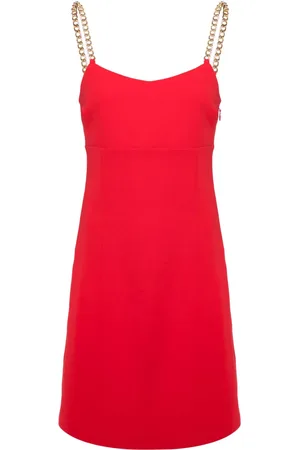 Michael Kors Embellished crepe slip dress