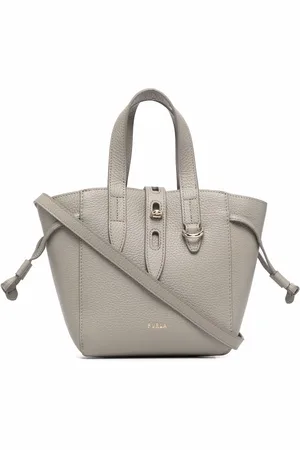 Furla Net leather tote bag
