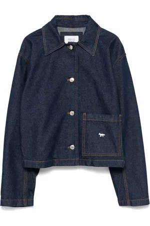 Maison Kitsuné Cropped denim jacket