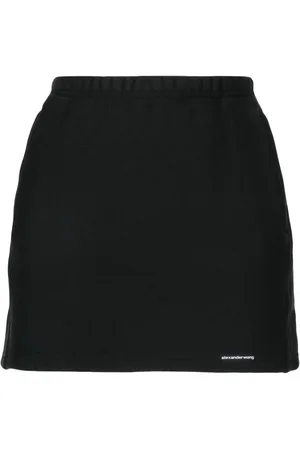 Alexander Wang Logo-appliqu?? mini skirt
