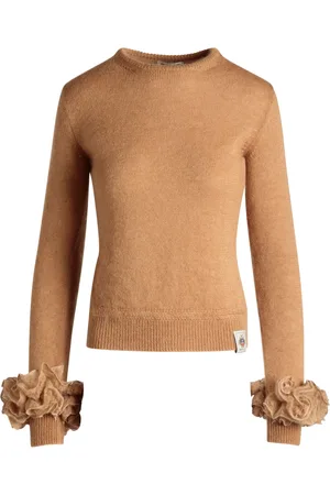 Bally Logo-patch mohair jumper