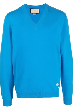 Gucci V-neck Horsebit-detail sweater
