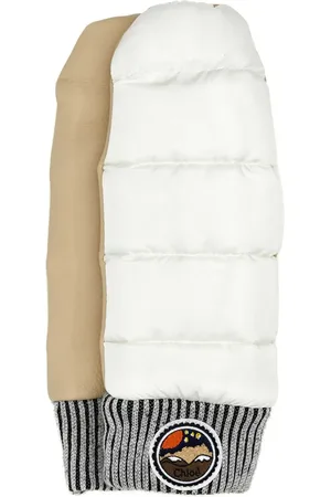 Chloé Logo-patch gloves