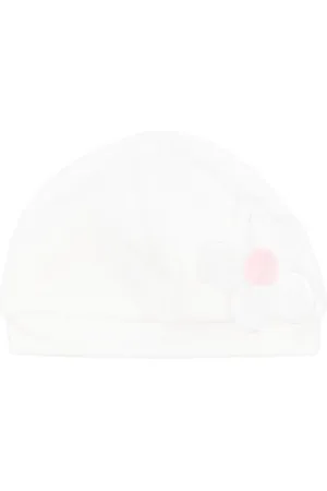 MONNALISA Floral-appliqué hat