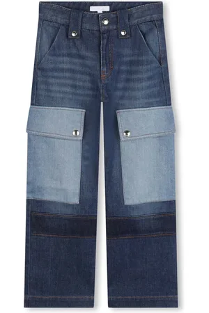Chloé Patchwork cargo jeans