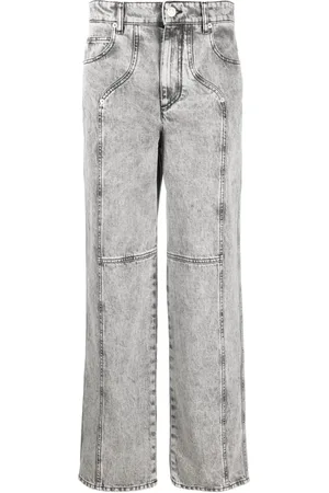 Marant Etoile Valeria mid-rise straight-leg jeans