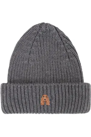 PELO FOUNDATION Dog-appliqué beanie