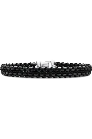 David Yurman Sterling silver Woven Box Chain bracelet (10mm)