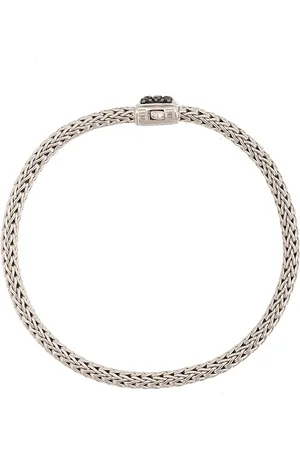 John Hardy Classic Chain 5mm black sapphire pavé bracelet