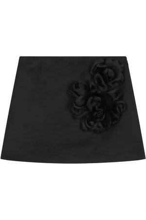 Dolce & Gabbana Floral-appliqué A-line skirt