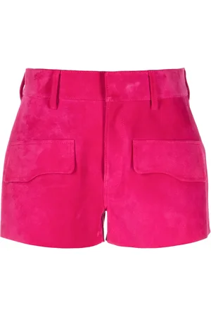 RTA Shane suede shorts