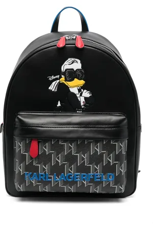 Karl Lagerfeld X Disneys logo-print backpack