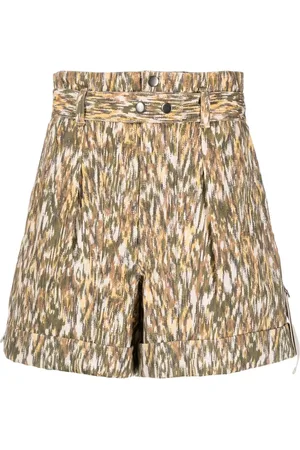 Marant Etoile Kaloscoe rolled-hem shorts