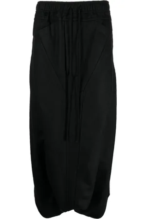 JULIUS Drop-crotch cropped track pants