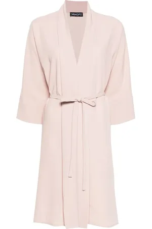 DRHOPE Crepe belted coat