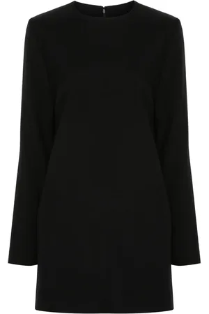 Ami Long-sleeve mini dress