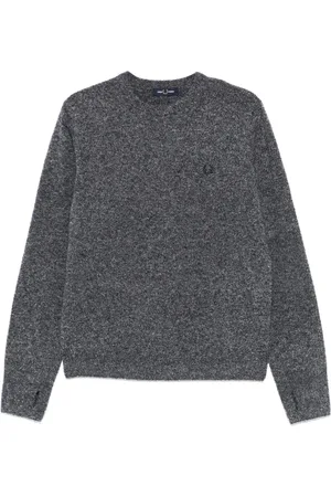 Fred Perry Bouclé crew-neck sweater