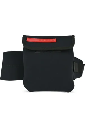 Prada 1990-2000 logo-appliqué belt bag