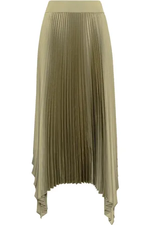 Joseph Ade asymmetric plissé skirt