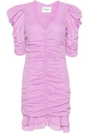 Marant Etoile Sireny ruched mini dress