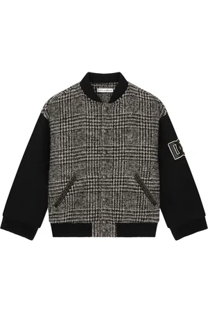 Dolce & Gabbana Logo-appliqué bomber jacket