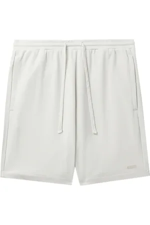 Izzue Drawstring-waist cotton shorts