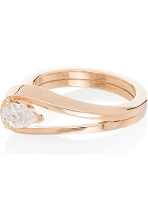 Repossi 18kt rose gold Serti Inversé diamond ring