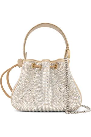 Oscar de la Renta Nano O Handle crystal-pavé bag
