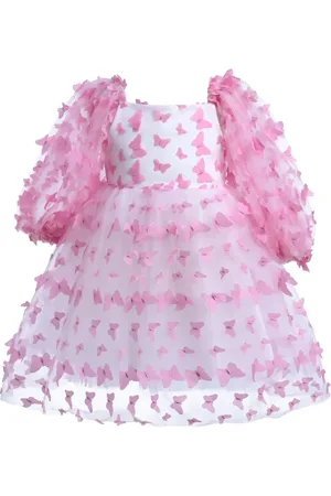 Tulleen Bell Mariposa butterfly-appliqué dress