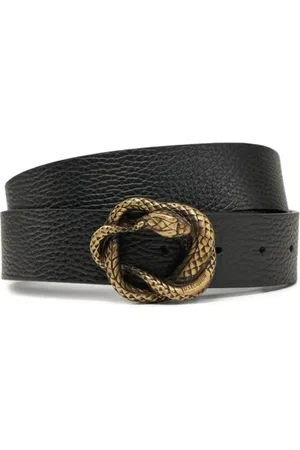 Roberto Cavalli Snake-buckle belt