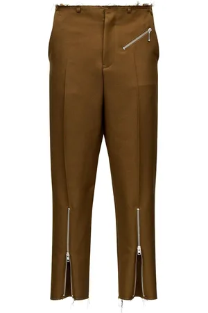 Maison Margiela Zip-detail tapered trousers