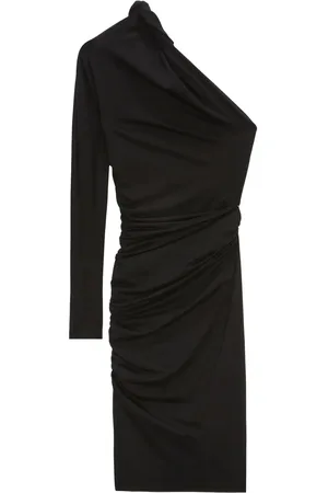 Msgm Asymmetric midi dress