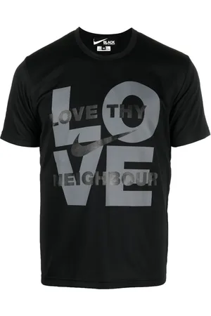Comme des Garçons Love Thy Neighbour slogan T-shirt