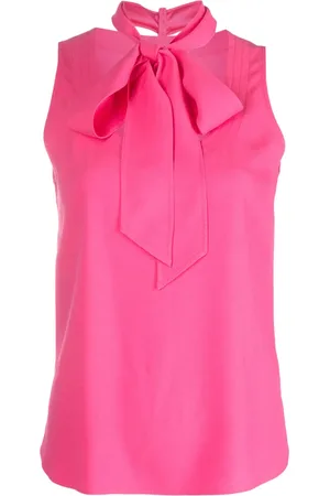 Moschino Bow-detail sleeveless blouse