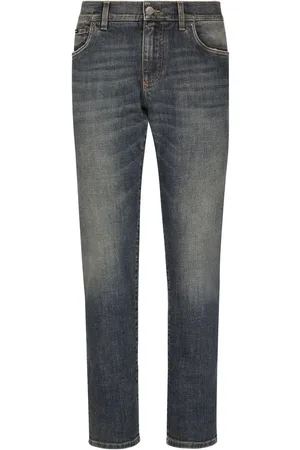 Dolce & Gabbana Logo-appliqué skinny jeans