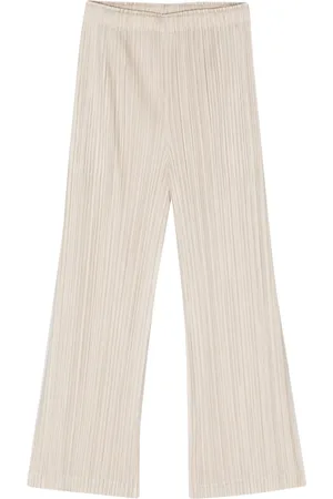PLEATS PLEASE ISSEY MIYAKE Plissé straight-leg trousers
