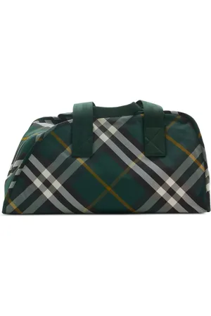 Burberry Medium Shield check-pattern duffle bag