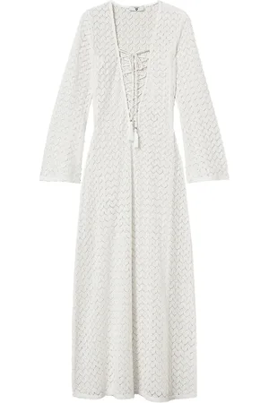 Twin-Set Open-knit beach dress