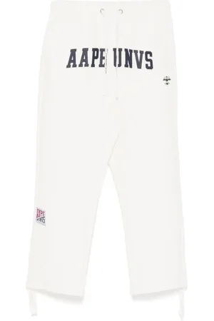 A Bathing Ape Debossed logo pants