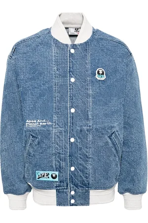 A Bathing Ape Denim bomber jacket
