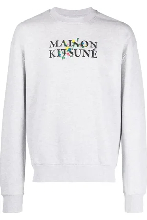 Maison Kitsuné Logo-print cotton sweatshirt
