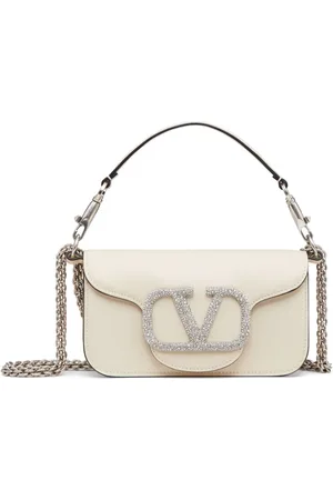 VALENTINO GARAVANI Small Locò crystal-embellished shoulder bag