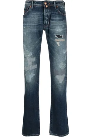 Jacob Cohen Distressed tapered jeans